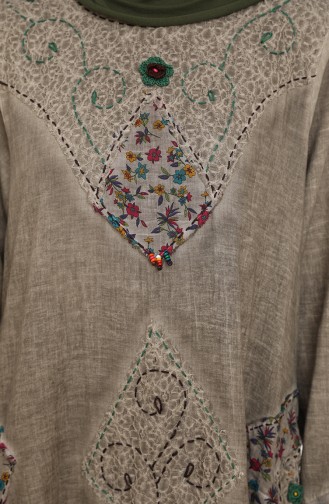 Robe Hijab Beige 6161-05