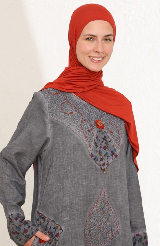 Robe Hijab Gris 6161-07