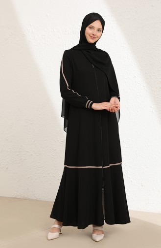 Black Abaya 3002-05