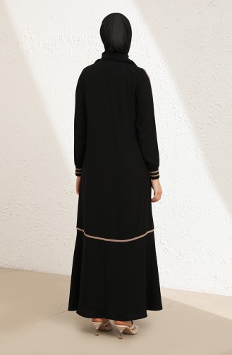 Black Abaya 3002-05