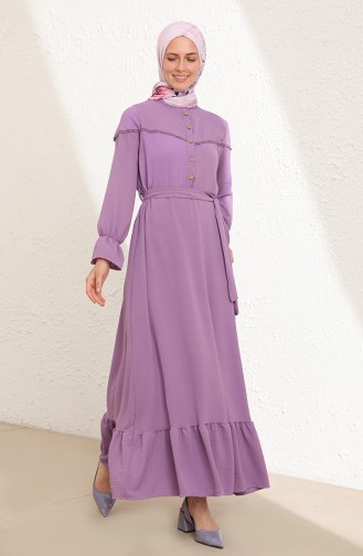 Violet Hijab Dress 1002-06