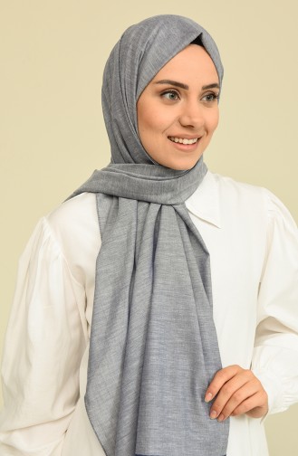 Organik Pamuklu Şal 8117465-01 Kot Mavi