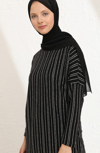 Robe Hijab Noir 8506-01