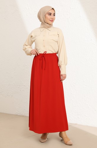 Claret Red Skirt 10202270JETK-01