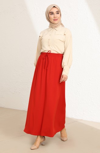 Claret Red Skirt 10202270JETK-01