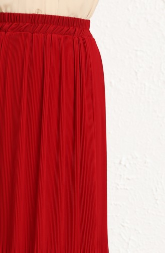 Pleated Skirt 3009-07 Red 3009-07