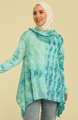 Mint Green Poncho 50386-02