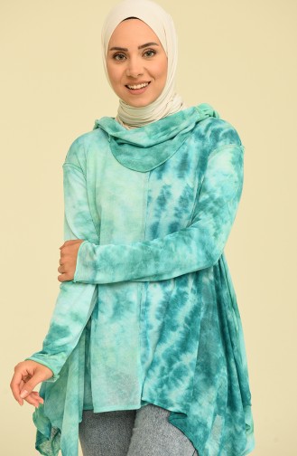 Minzengrün Poncho 50386-02