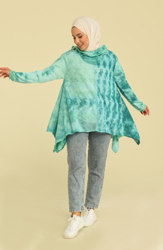 Mint Green Poncho 50386-02