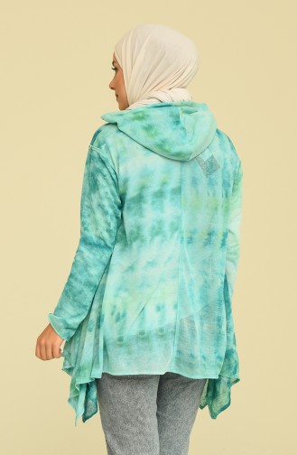 Minzengrün Poncho 50386-02