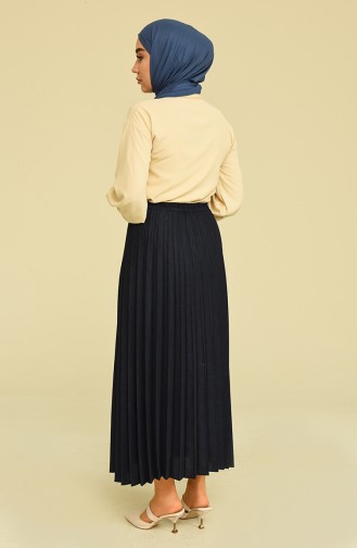 Navy Blue Skirt 2270-01