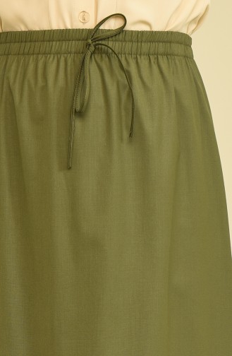 Khaki Skirt 10202270CETK-02