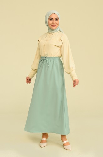 Sea Green Skirt 10202270ETK-03