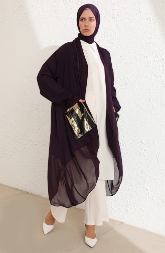 Abayas Pourpre 1147-02