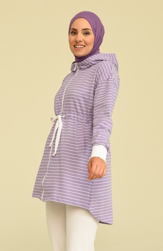 Lila Strickjacke 50372-01