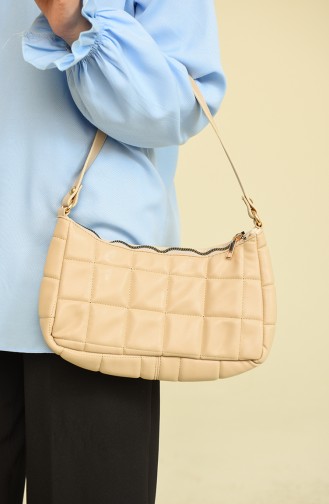 Sac D`épaule Beige 0207-03