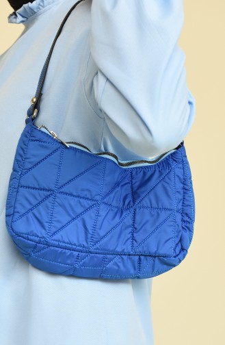 Blau Schultertasche 0207-12