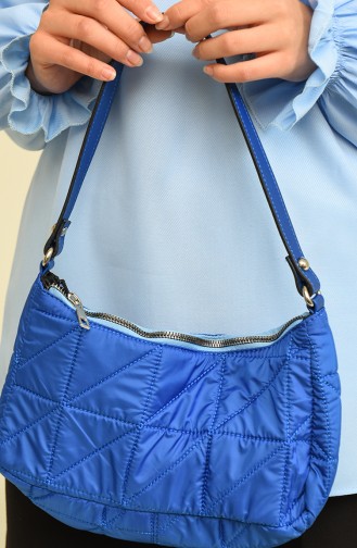 Blau Schultertasche 0207-12