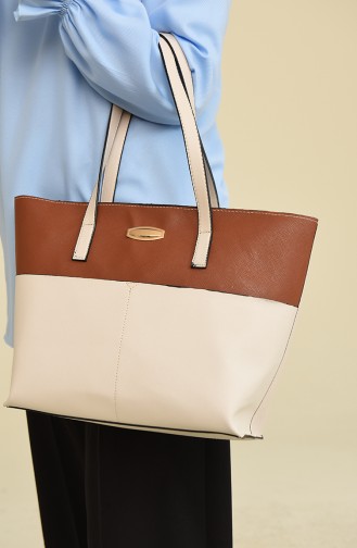 Beige Schultertasche 0220-02