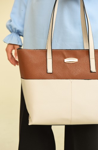 Sac D`épaule Beige 0220-02