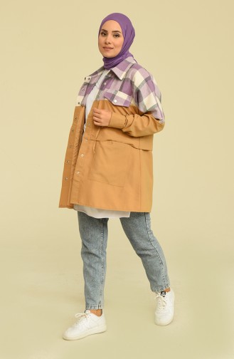 Lila Trench Coats Models 50355-01