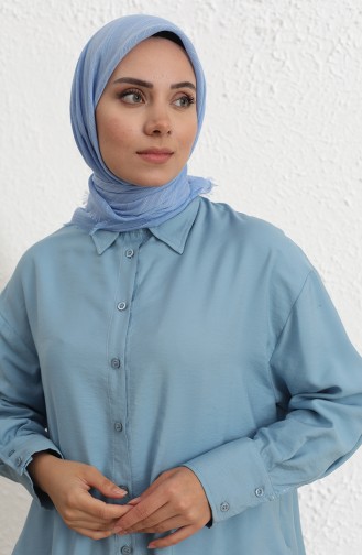 Babyblau Kopftuch 13178-04