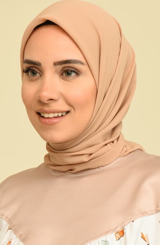 Şifon Eşarp 70213-18 Sütlü kahve