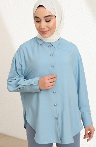 Blau Hemd 3002-02