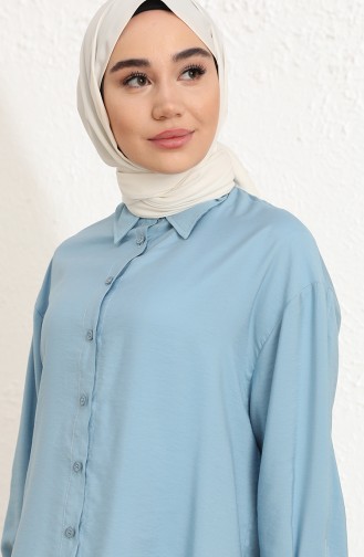 Blau Hemd 3002-02