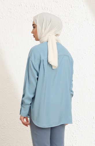 Blau Hemd 3002-02