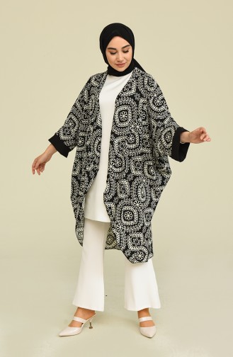 Schwarz Kimono 100-03