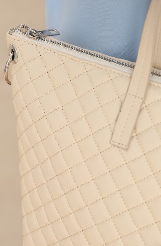 Beige Shoulder Bag 0206-03