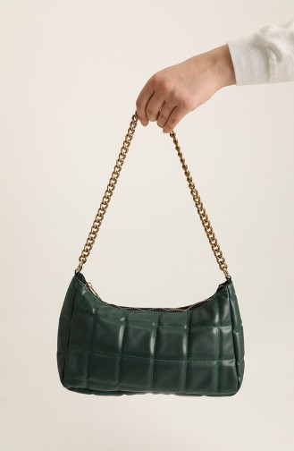 Dark Green Shoulder Bag 0207-02