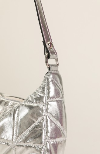 Silver Gray Shoulder Bag 0207-14