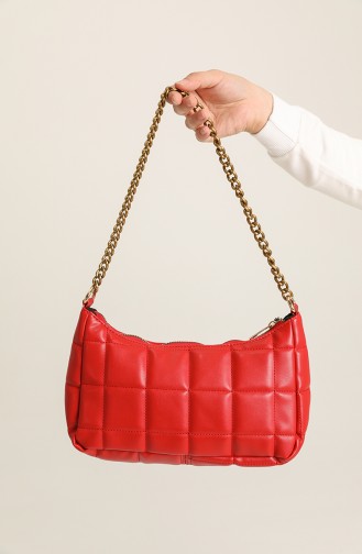 Red Shoulder Bag 0207-15