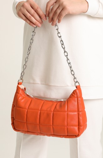 Orange Shoulder Bag 0207-17