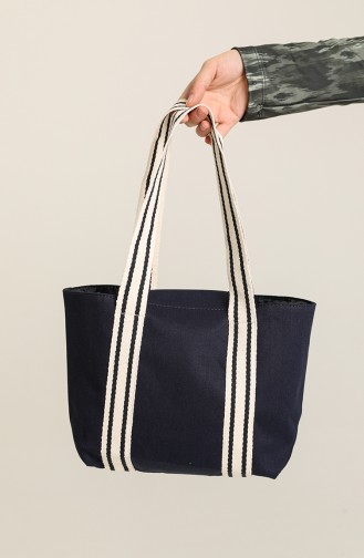 Navy Blue Shoulder Bags 0208-02