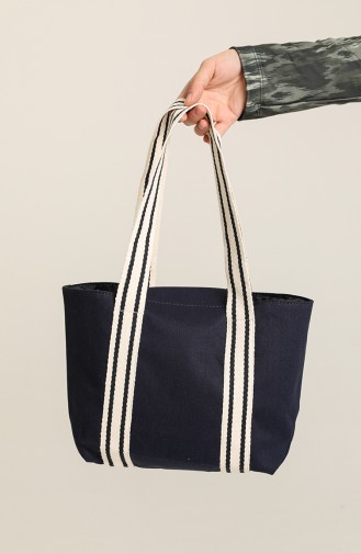 Sac D`épaule Bleu Marine 0208-02