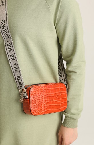 Orange Shoulder Bags 0210-04