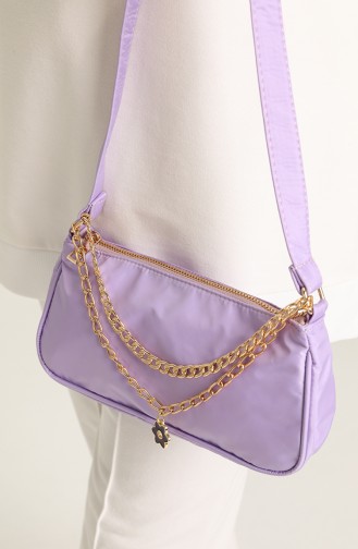 Lila Schultertasche 0212-03