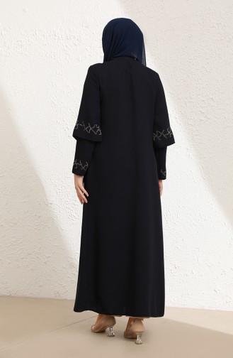 Dunkelblau Abayas 0007-02