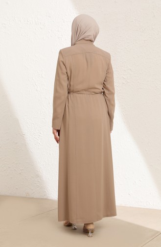 Cream Abaya 0430-06