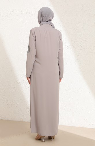 Gray Abaya 5960-02