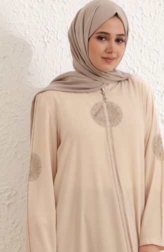 Beige Abayas 5960-05