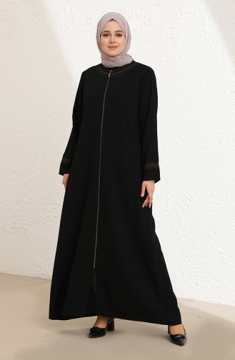 Black Abaya 0350-02