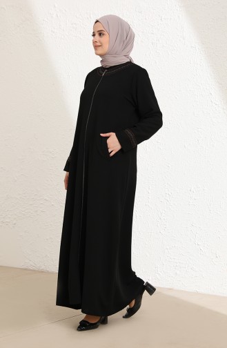 Black Abaya 0350-02