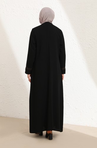 Black Abaya 0350-02