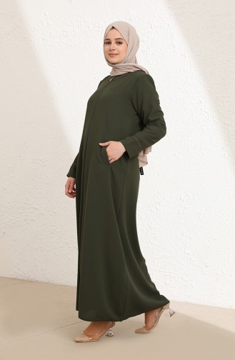 Khaki Abayas 0350-05