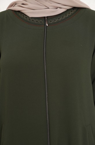 Khaki Abaya 0350-05