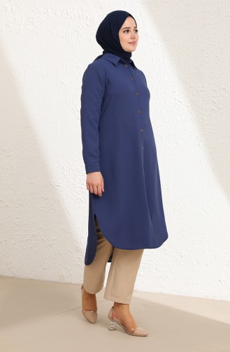 Indigo Overhemdblouse 0351-01